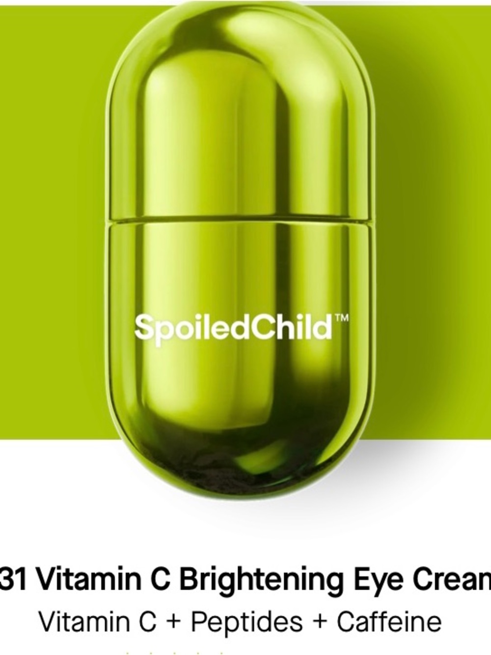 SpoiledChild Vitamin C Brightening Eye Cream Refill 15 ml full size